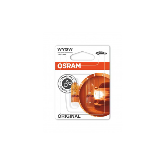 OSRAM Standard Bulb - WY5W Amber 12V 5W (501A) - W2.1x9.5d [2827NA-02B]
