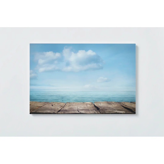 Clouds Motif Magnetic Wall Mounted Cork Board