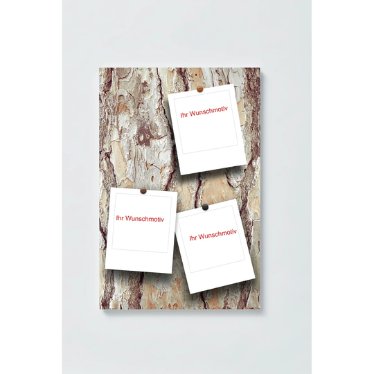 Bark Motif Magnetic Wall Mounted Cork Board