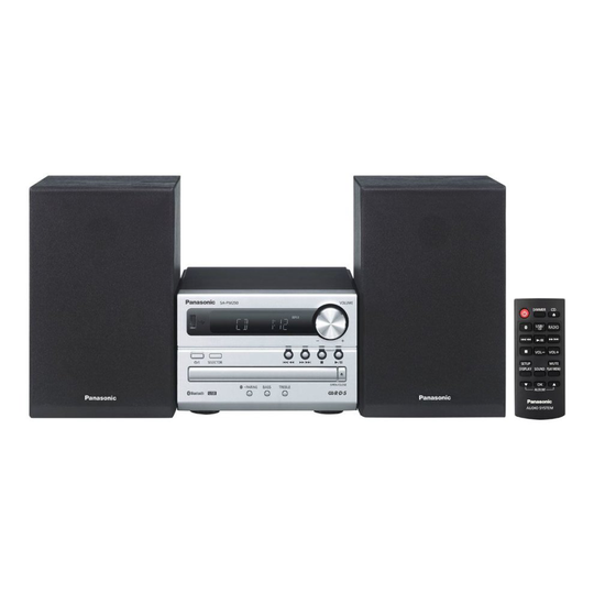 Panasonic SC-PM250EB-S Bluetooth USB CD Micro Hi-Fi Home Entertainment System