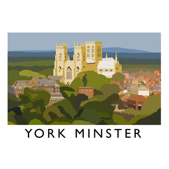 York Minster 3 by Richard O'Neil - Graphic Art Print on Paper