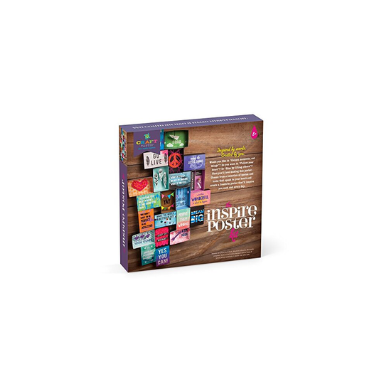 craft tastic Inspire Poster Kit craft Design and Build Your Own 3D