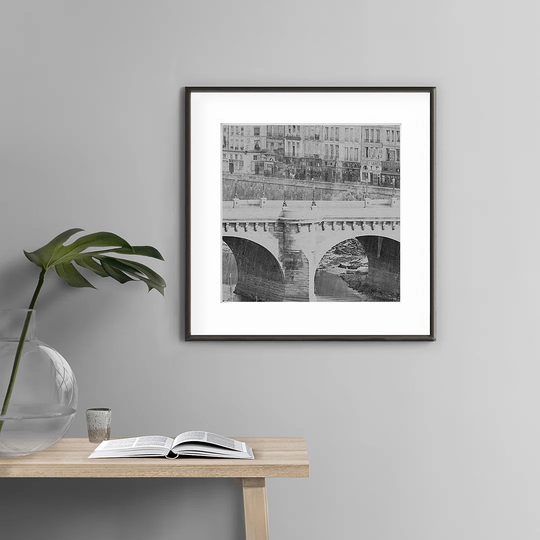 Paris - Les Bains De La Samaritaine - Picture Frame Photograph Print on Paper
