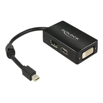 DeLOCK DisplayPort adapter - 16cm - Sort