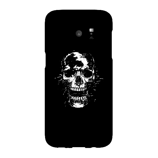 Balazs Solti Skull Phone Case for iPhone and Android - Samsung S7 Edge - Snap Case - Gloss