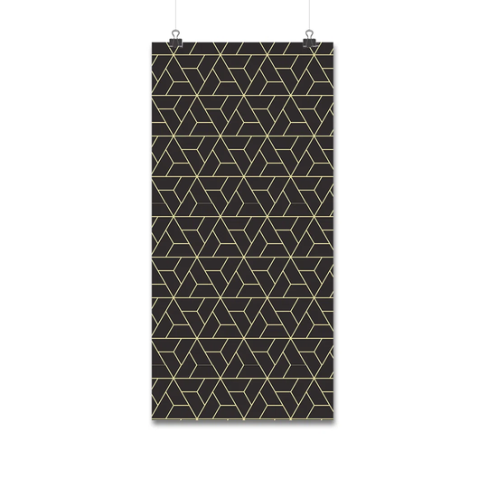 Walllpaper Roll 416X254cm Mural Decoration Kitchen Livingroom Bedroom Wallpaper Material With Print - Navy Geometric Scandinavian