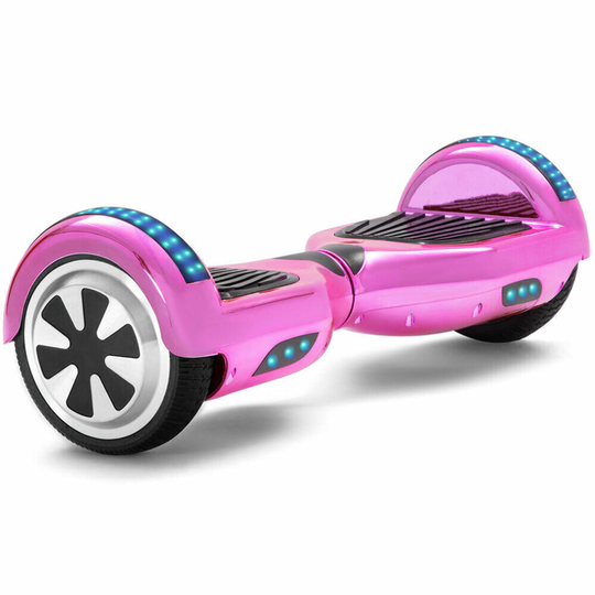 (Chrome Pink) Gift Gadgets X-Series 1 LED Bluetooth Hoverboard