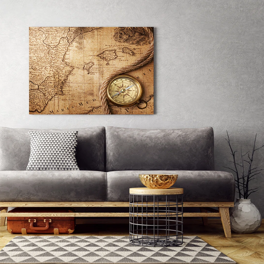 Canvas Print, Brown Abstraction