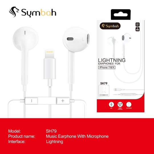Lightning Earphone for iPhone 7 8 X XR XS Max 11 Pro 12 stereo Headset Headphones with mic Bluetooth