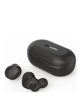 Philips Philips Audio Tat4556Bk/00 Wireless Headphones With Active Noise Cancelling (Black)