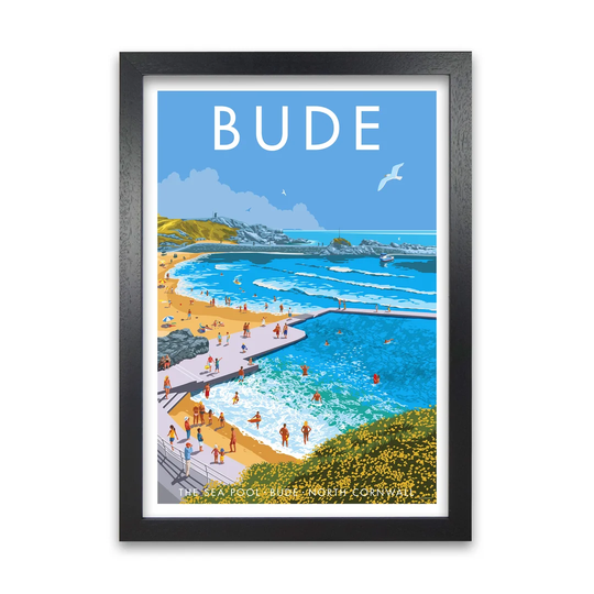 'Bude' by Stephen Millership - Graphic Art Print on Paper