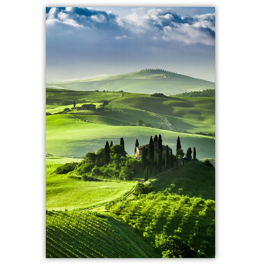 Canvas Print, Green Landscapes 16303