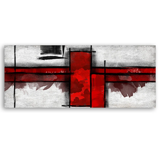 Canvas Print, Red Abstractions 16883