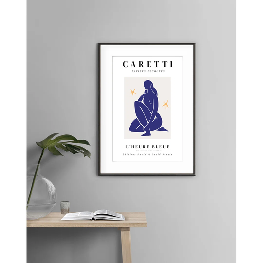 L'Heure Bleue 3 - Picture Frame Graphic Art Print on Paper