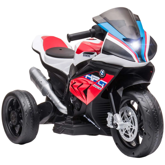 Homcom Bmw Hp4 Kids Electric Ride-on Toy Motorcycle (three Wheels) - Red
