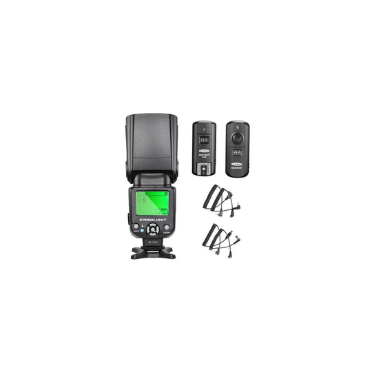Neewer NW-561 Flash Speedlite Kit for Canon Nikon and Other DSLR Cameras: NW-561 Flash, 2.4Ghz Wireless Trigger(1 Transmitter and 1 Receiver),Diffuser