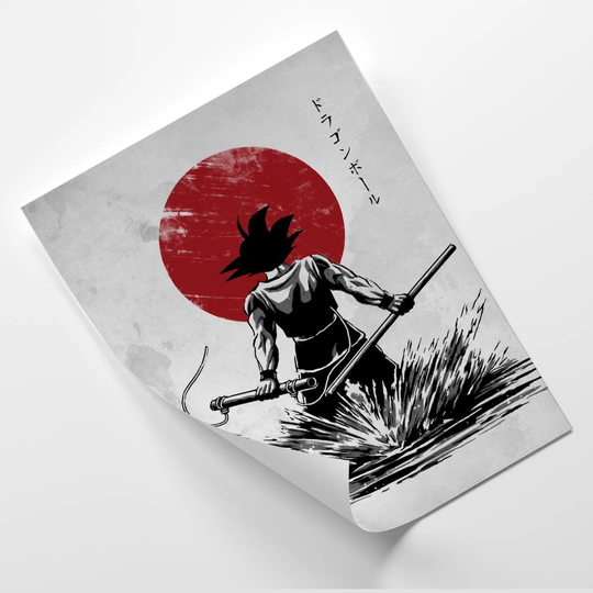 Poster, Son Goku During A Fight