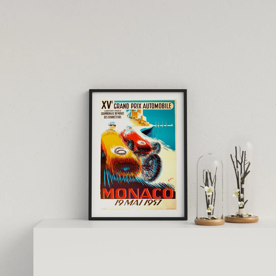 Retro Motor Racing Monaco GP 1957