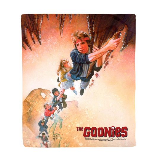 The Goonies Retro Poster Art Fleece Blanket - Large (150cm x 200cm)