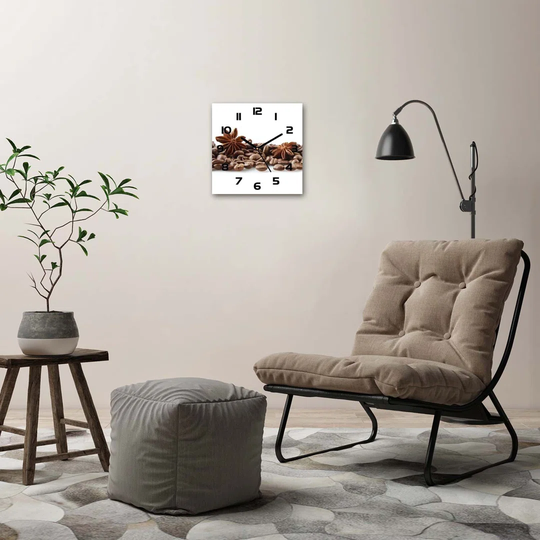 Grains of Cinnamon Silent Wall Clock