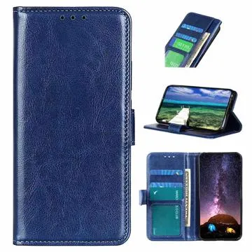 Sony Xperia 5 IV Wallet Case with Magnetic Closure - Blue