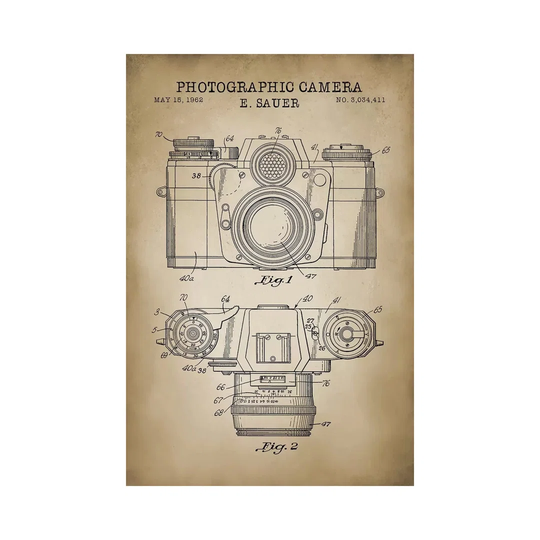 1962 Sauer Camera, Beige