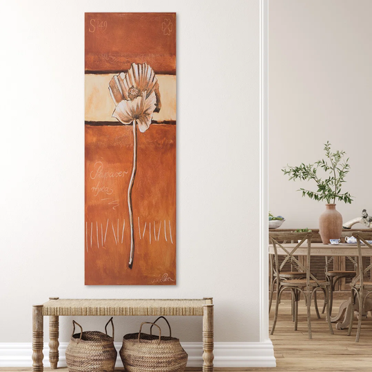 Canvas Print Poppies As Painted