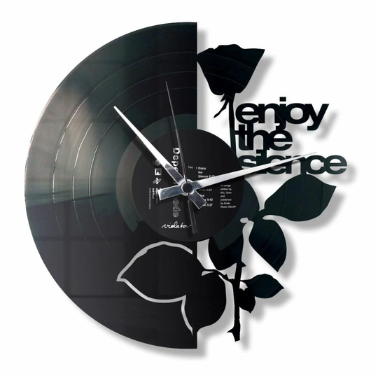 Enjoy the Vinyl Record 30cm Silent Wall Clock