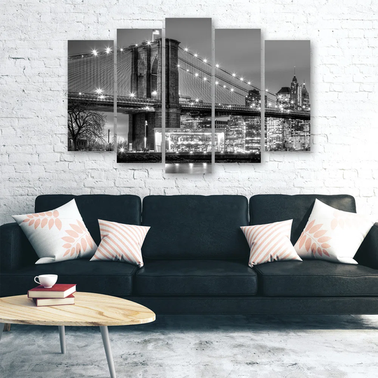 Canvas Print Manhattan Bridge New York