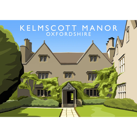 Kelmscott Manor by Richard O'Neil - Graphic Art Print on Paper