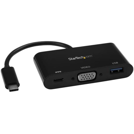 StarTech.com USB C Multiport Adapter - 60W PD - USB Type C VGA Multiport Adapter