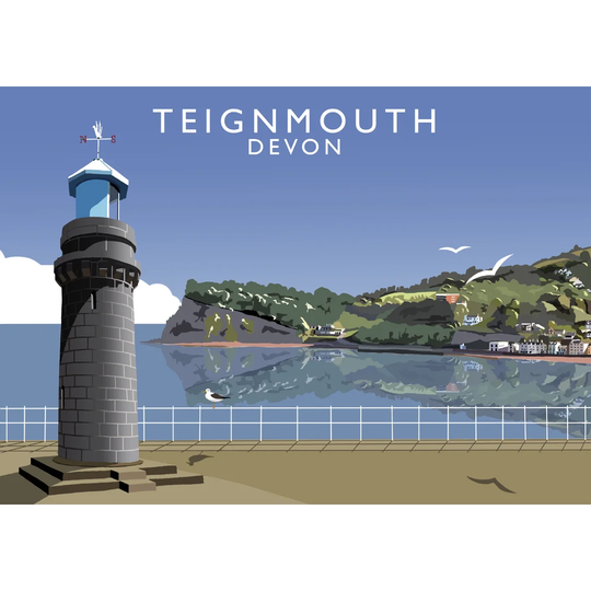 Teignmouth by Richard O'Neil - Graphic Art Print on Paper
