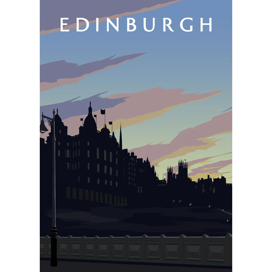 Edinburgh 2 by Richard O'Neil - Graphic Art Print on Paper