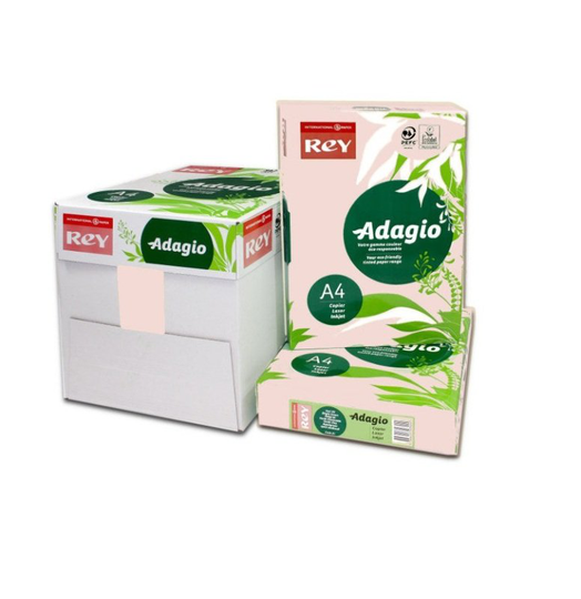 Rey Adagio A4 160gsm Pink 250 Sheets