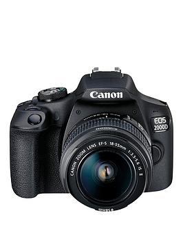 Canon Eos 2000D Slr Camera With Ef-S 18-55Mm Is Ii Lens Kit