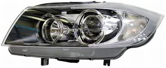 Headlight 12V 1LL354687-041 by Hella Right