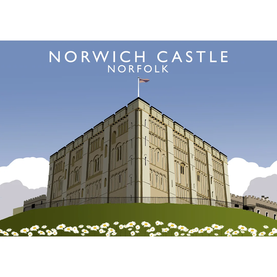 Norwich Castle by Richard O'Neil - Graphic Art Print on Paper