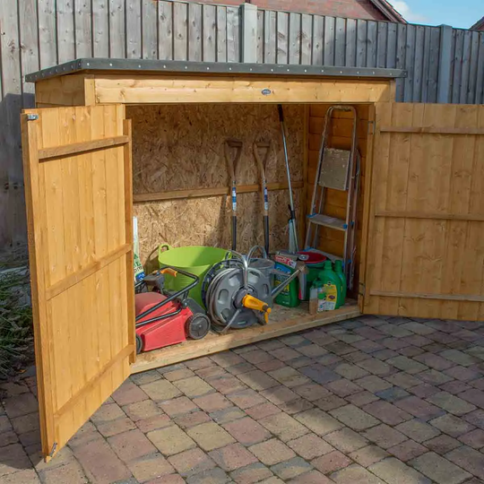 Forest Garden Dip Treated Large Pent Outdoor Store