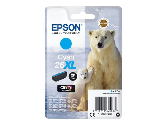 Epson 26XL Cyan Inkjet Cartridge