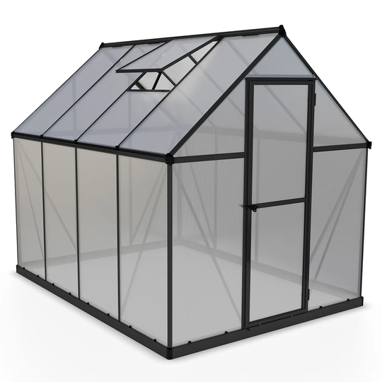 Palram - Canopia Canopia by Palram Mythos Greenhouse Grey - 6 x 8
