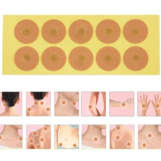 10x MAGNETIC THERAPY PAIN RELIEF BODY MAGNETS PLASTERS NATURAL HEALING