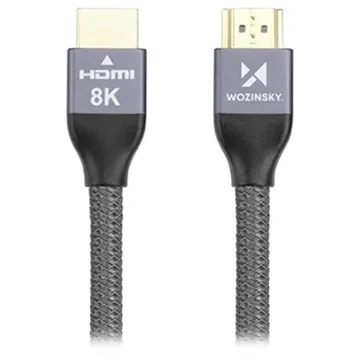 Wozinsky HDMI 2.1 8K 60Hz / 4K 120Hz / 2K 144Hz Cable - 1m - Grey