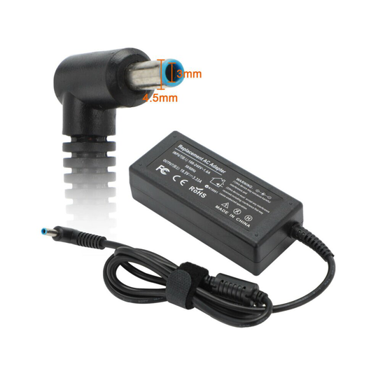LAPTOP ADAPTER CHARGER FOR HP BLUE PIN 3.33A 65W 19.5V AC CABLE PLUG