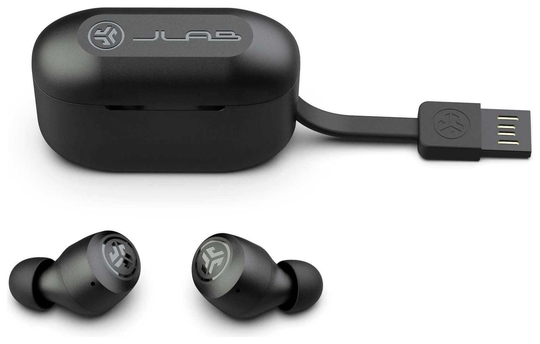 JLab GO Air Pop In-Ear True Wireless Earbuds - Black