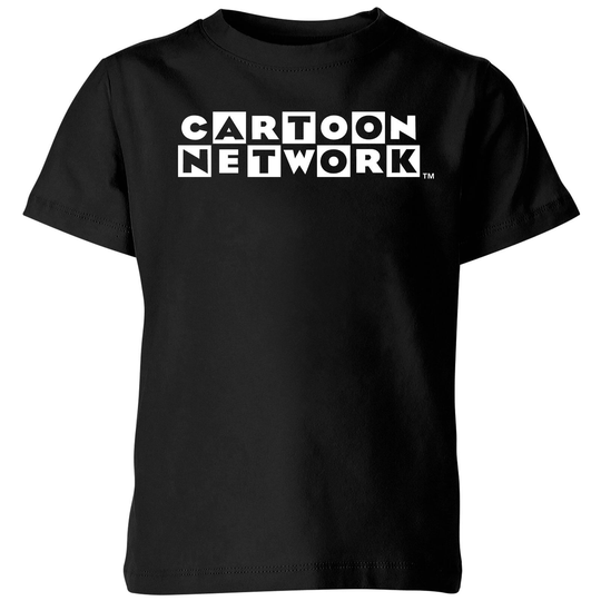 Cartoon Network Logo Kids' T-Shirt - Black - 3-4 Years