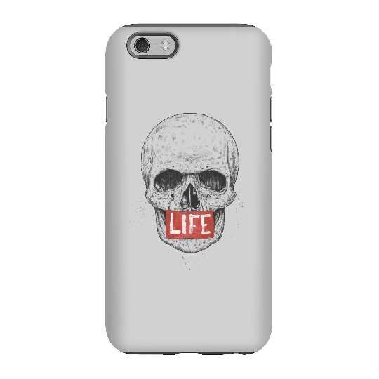 Balazs Solti Life Skull Phone Case for iPhone and Android - iPhone 6 - Tough Case - Matte