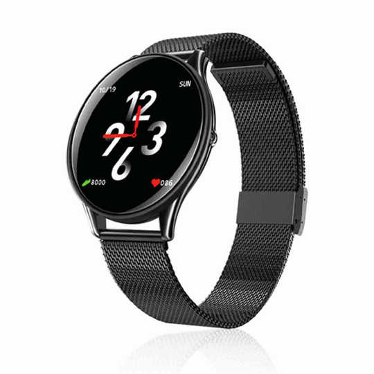 Aquarius Aq137 Round Screen Fitness Tracker Black