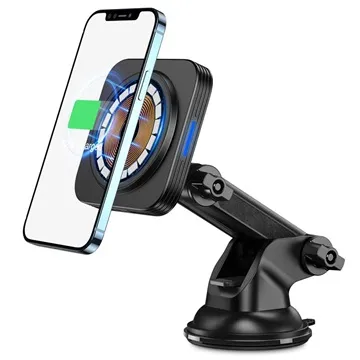 ESR HaloLock iPhone 12/13/14 Magnetic Wireless Charger / Dash Mount Car Holder