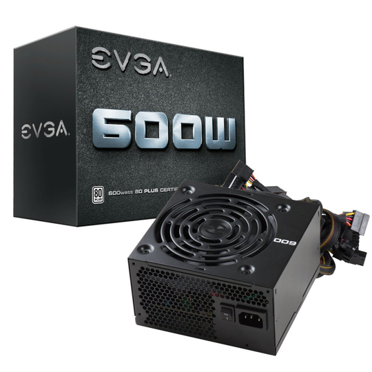 EVGA 100-W1-0600-K3 600W Black power supply unit