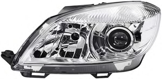 Headlight 1LL010417-401 by Hella Right